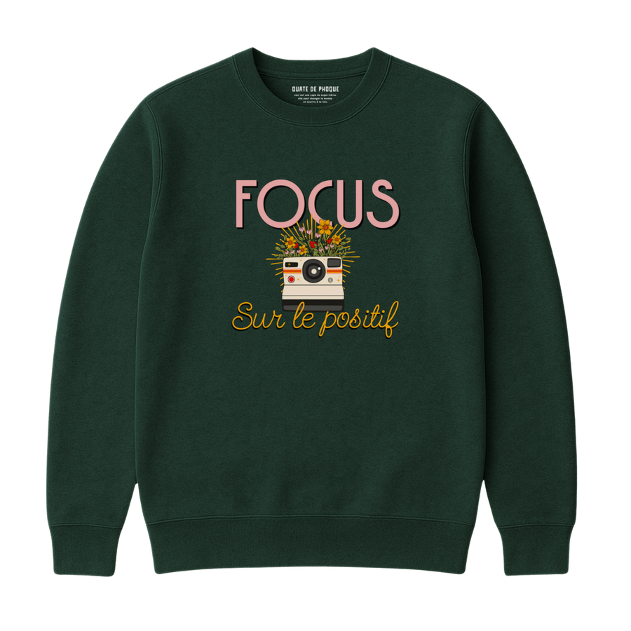 Sweatshirt Focus Sur Le Positif
