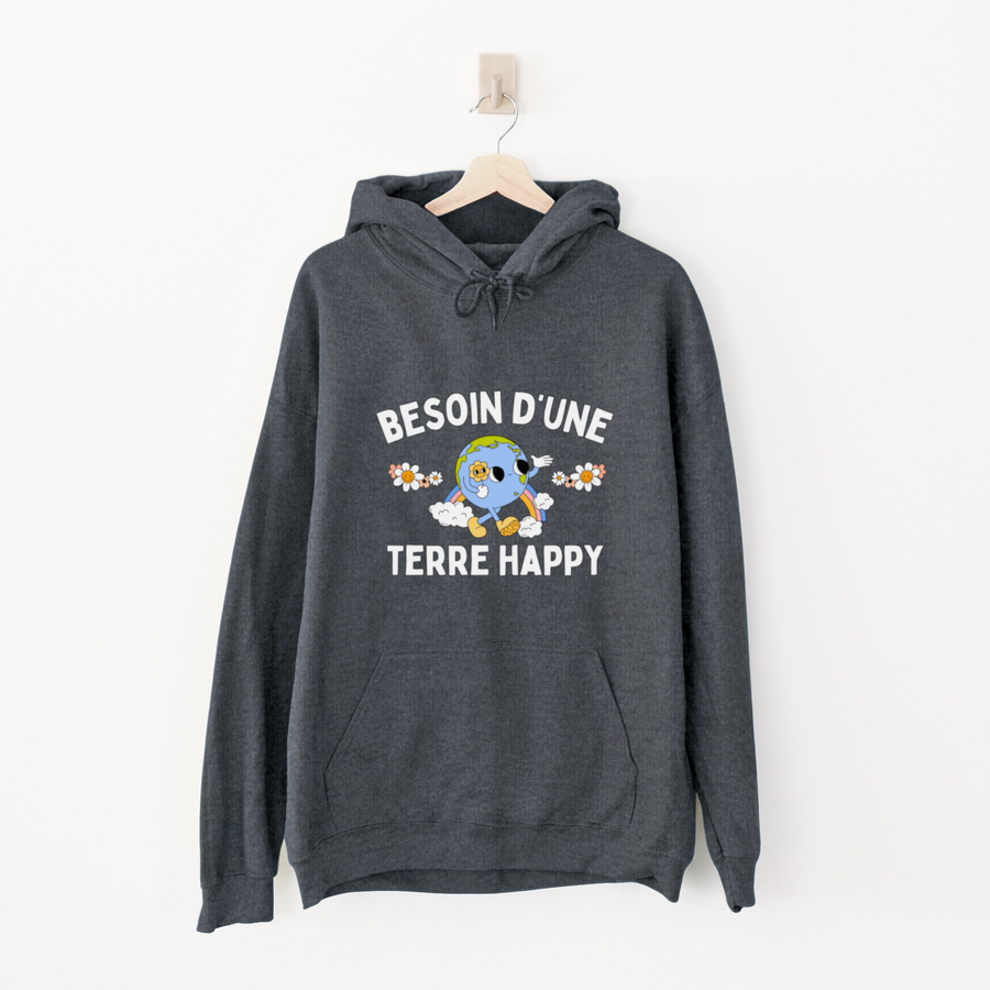 HOODIE TERRE HAPPY