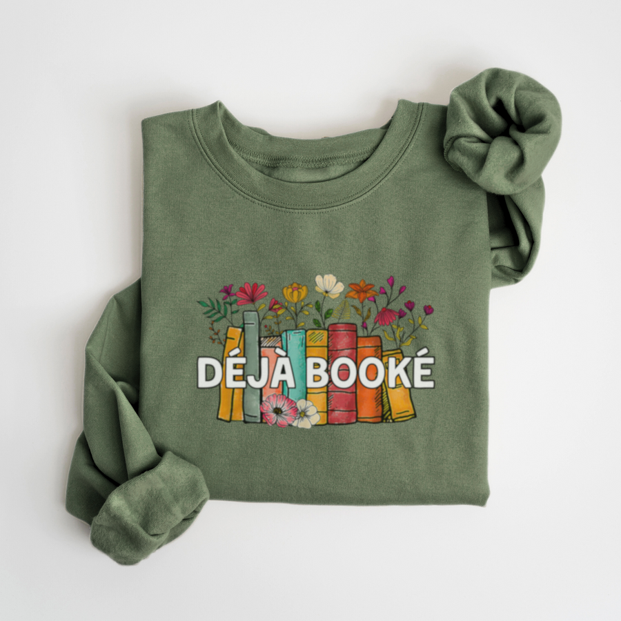 SWEATSHIRT BOOKÉ - SAUGE