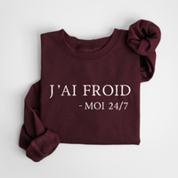 SWEATSHIRT J'AI FROID