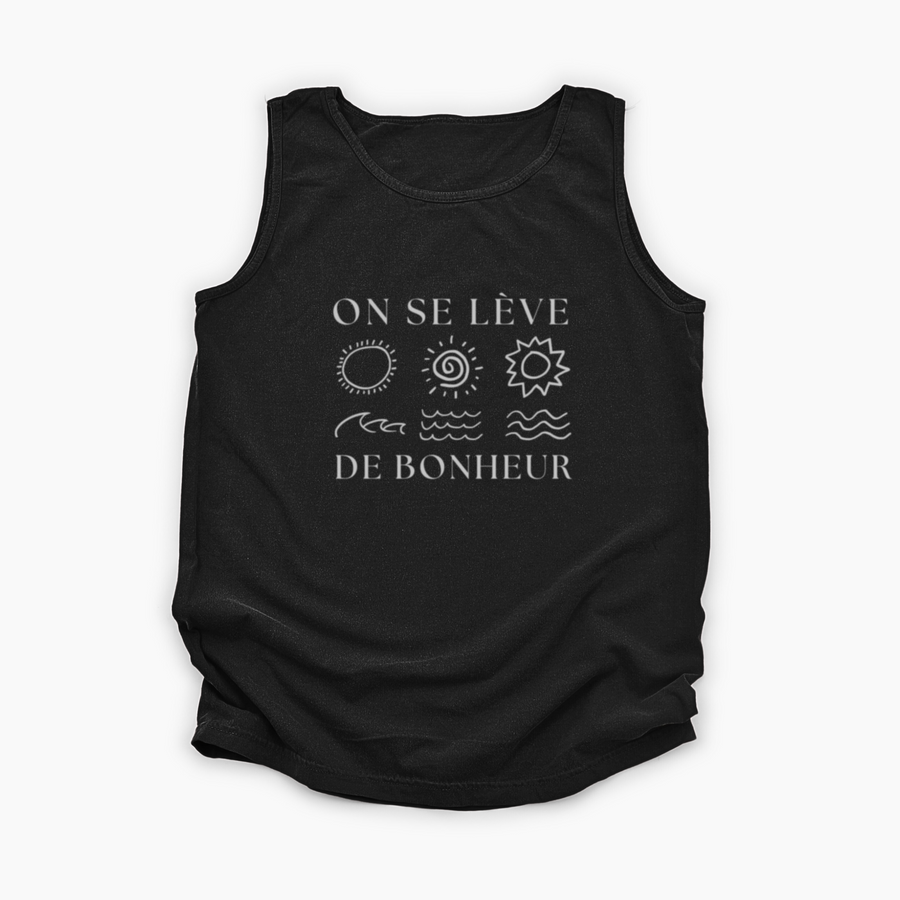 CAMISOLE LÈVE DE BONHEUR - NOIRE