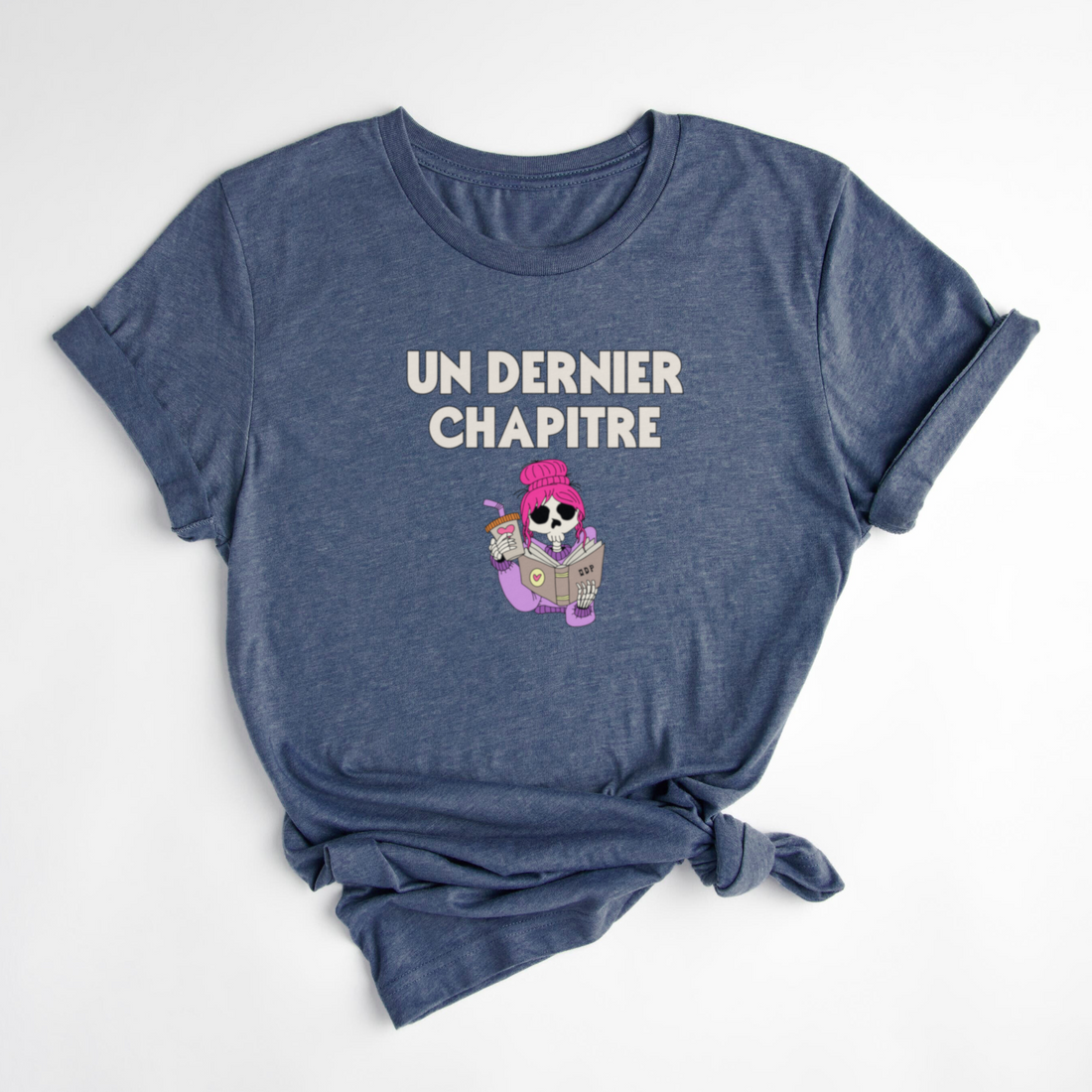 T-SHIRT DERNIER CHAPITRE - BLEUET