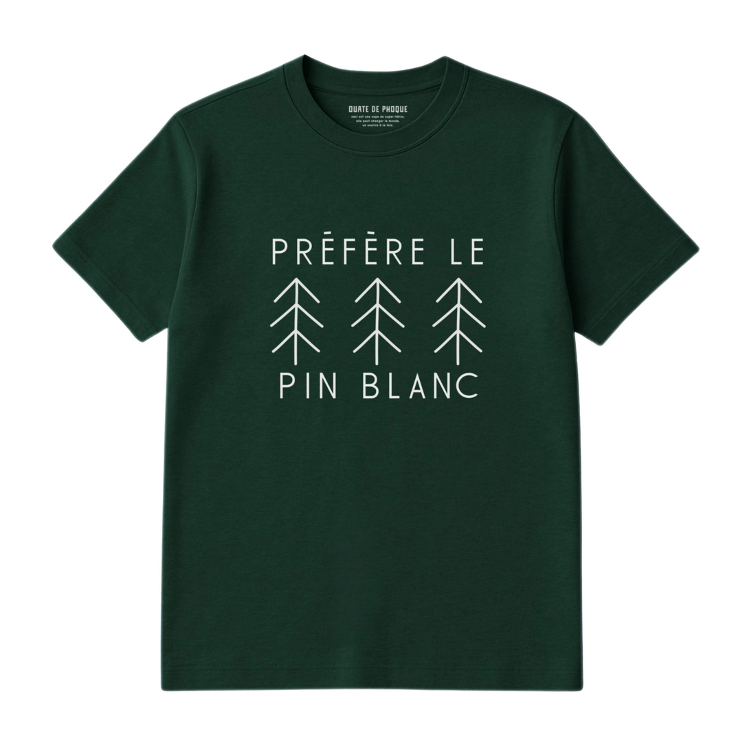 T-Shirt Pin Blanc