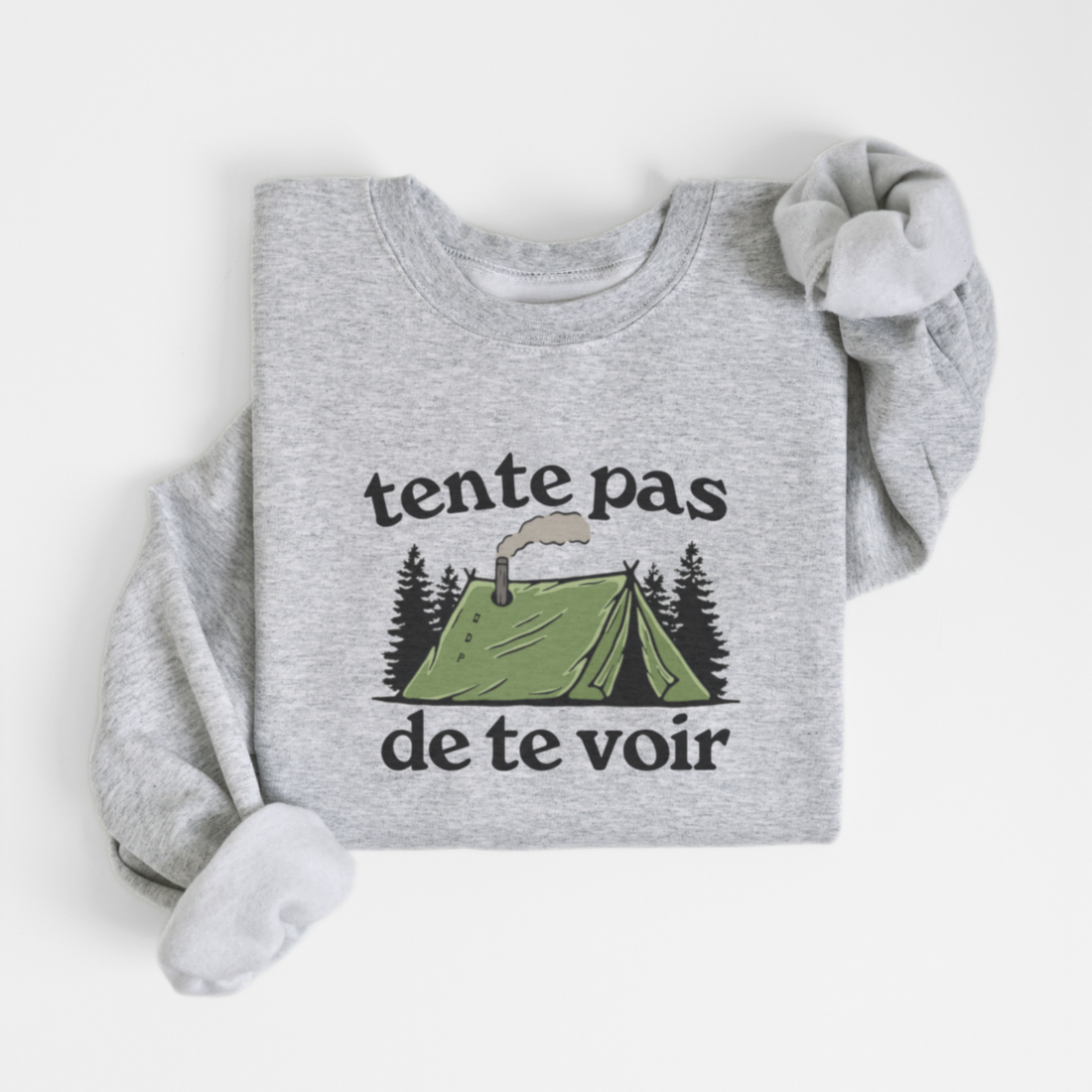 SWEATSHIRT TENTE PAS - GRUAU