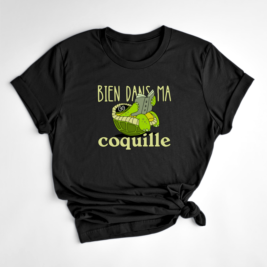 T-SHIRT COQUILLE TORTUE