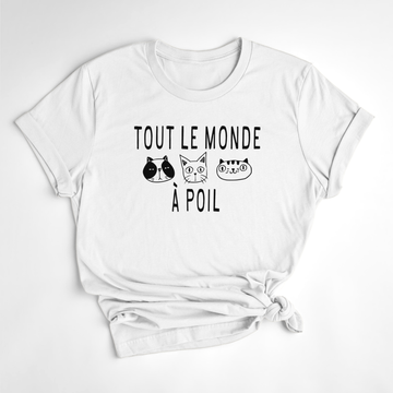 T-SHIRT À POIL