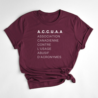 ACRONYMS T-SHIRT