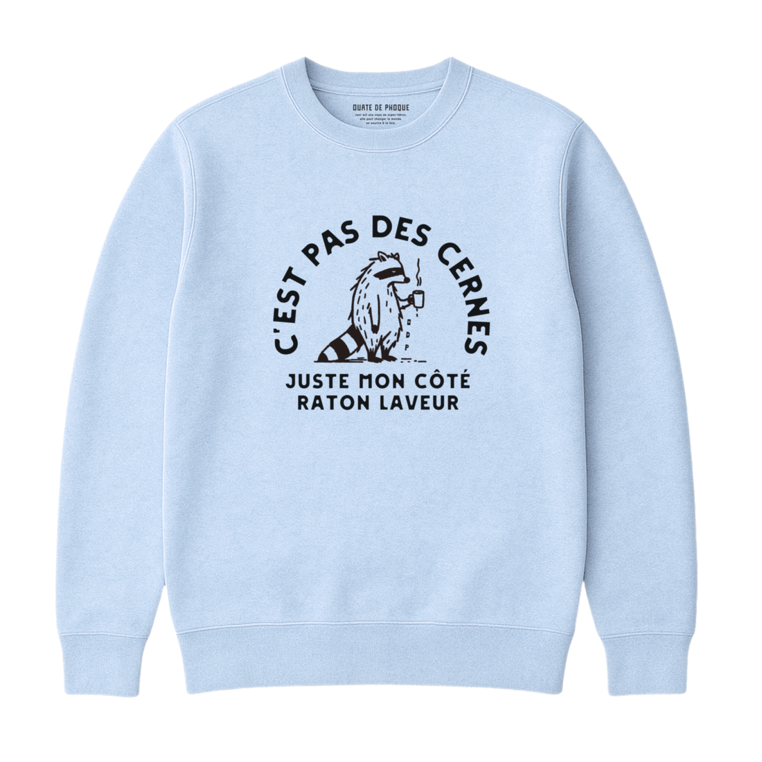 Sweatshirt Cernes Raton Laveur