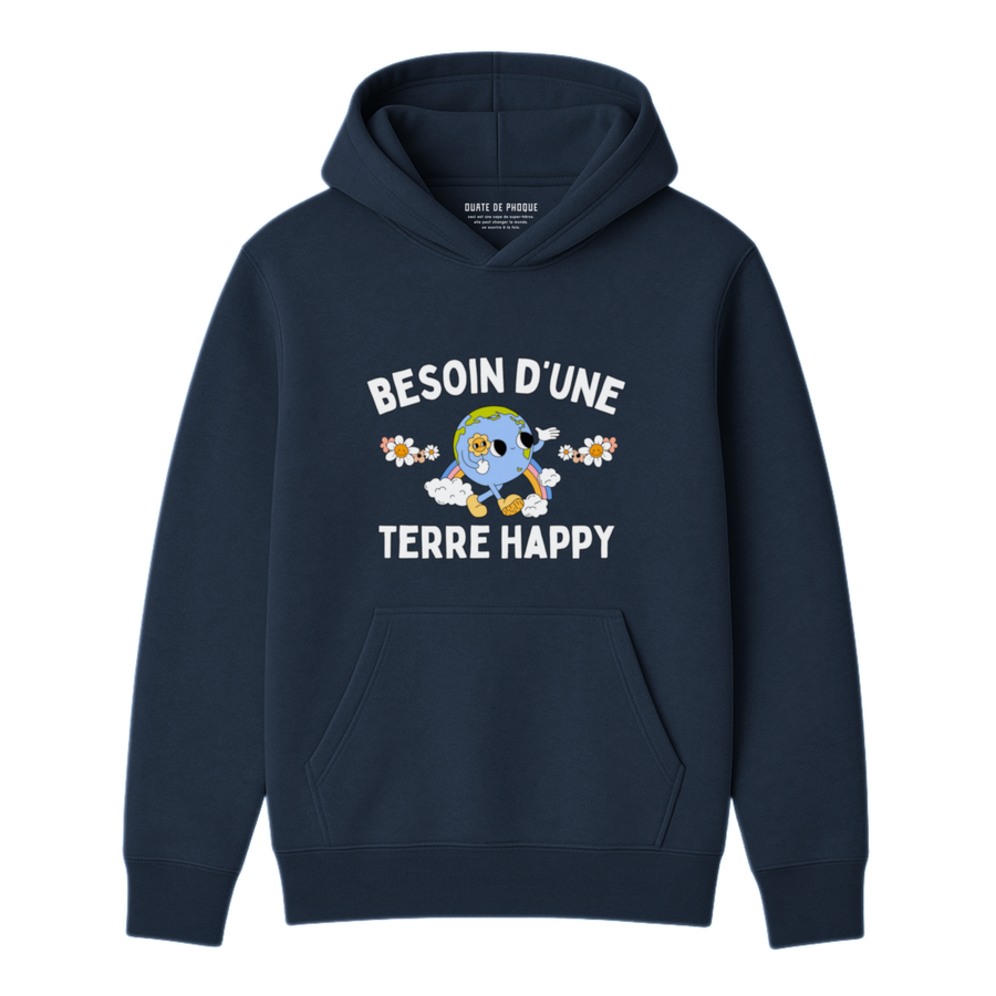 Hoodie Terre Happy