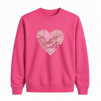 Sweatshirt Coeur Effet Patch