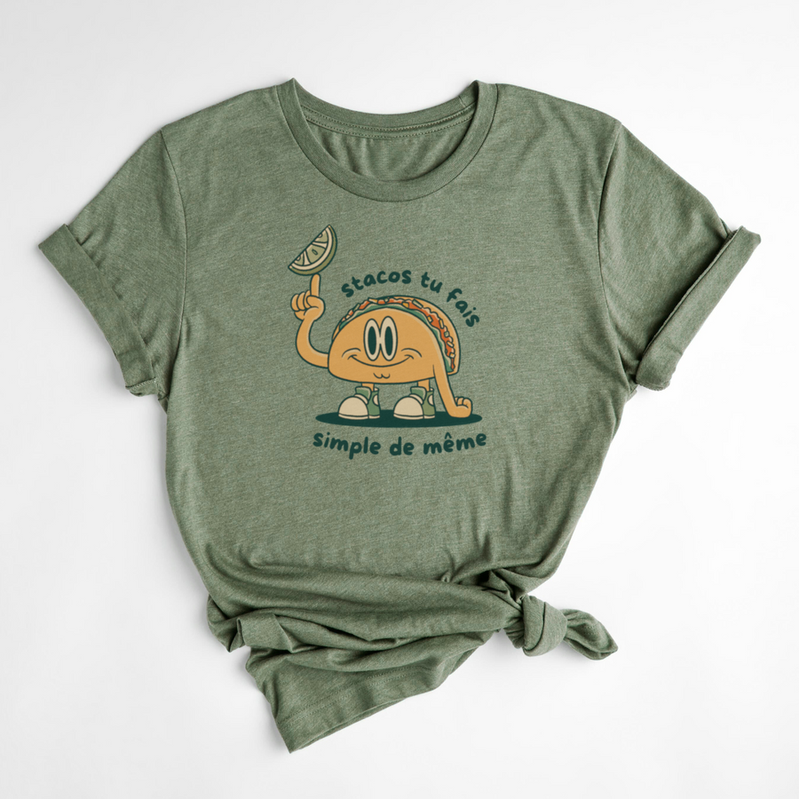 T-SHIRT STACOS - OLIVE