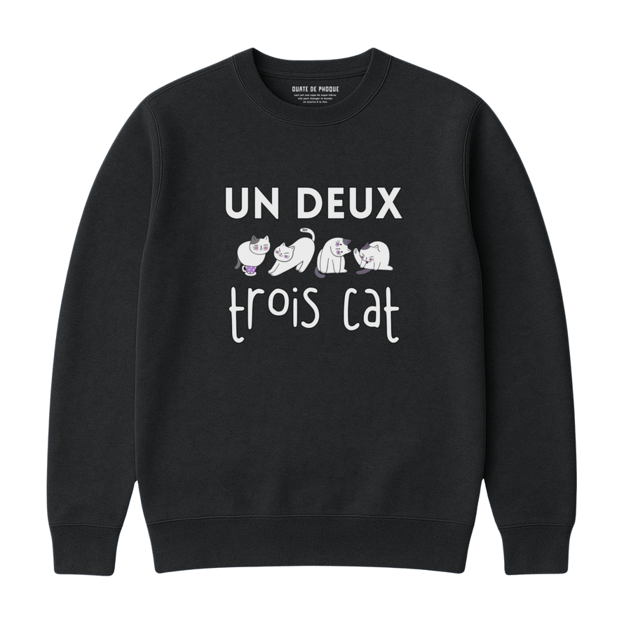 THREE CAT SWEATSHIRT