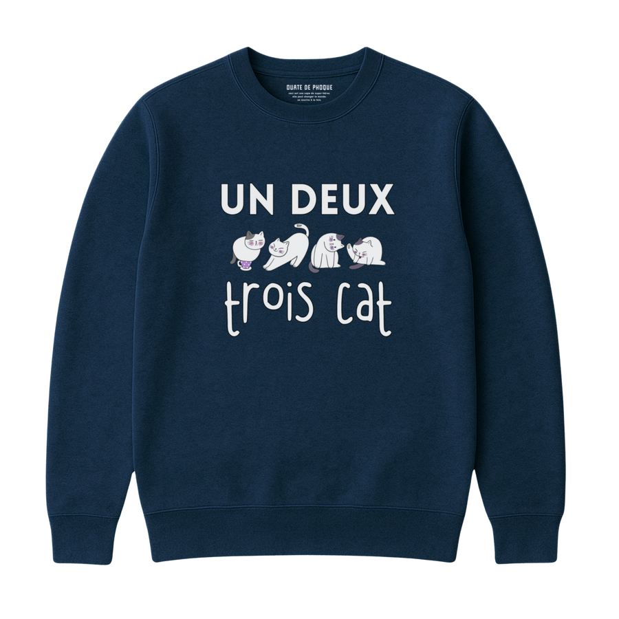 THREE CAT SWEATSHIRT