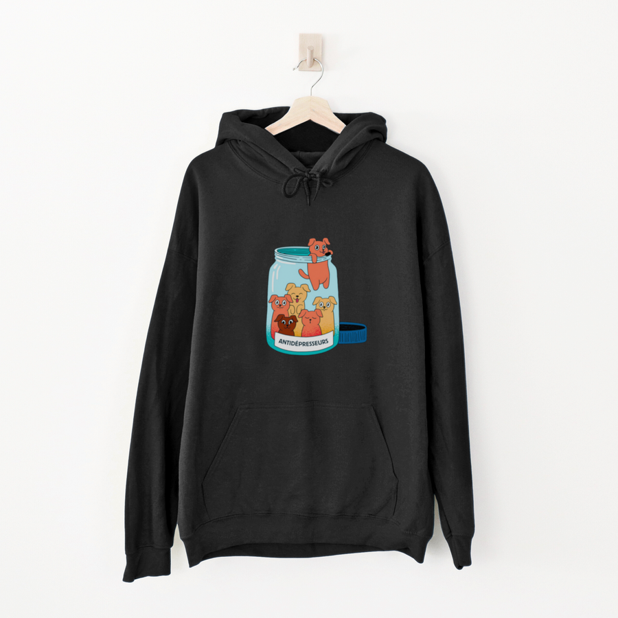 HOODIE ANTIDÉPRESSEURS CHIENS
