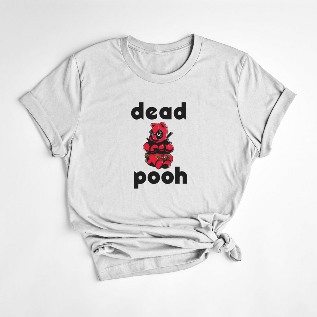 T-SHIRT DEADPOOH - BLANC