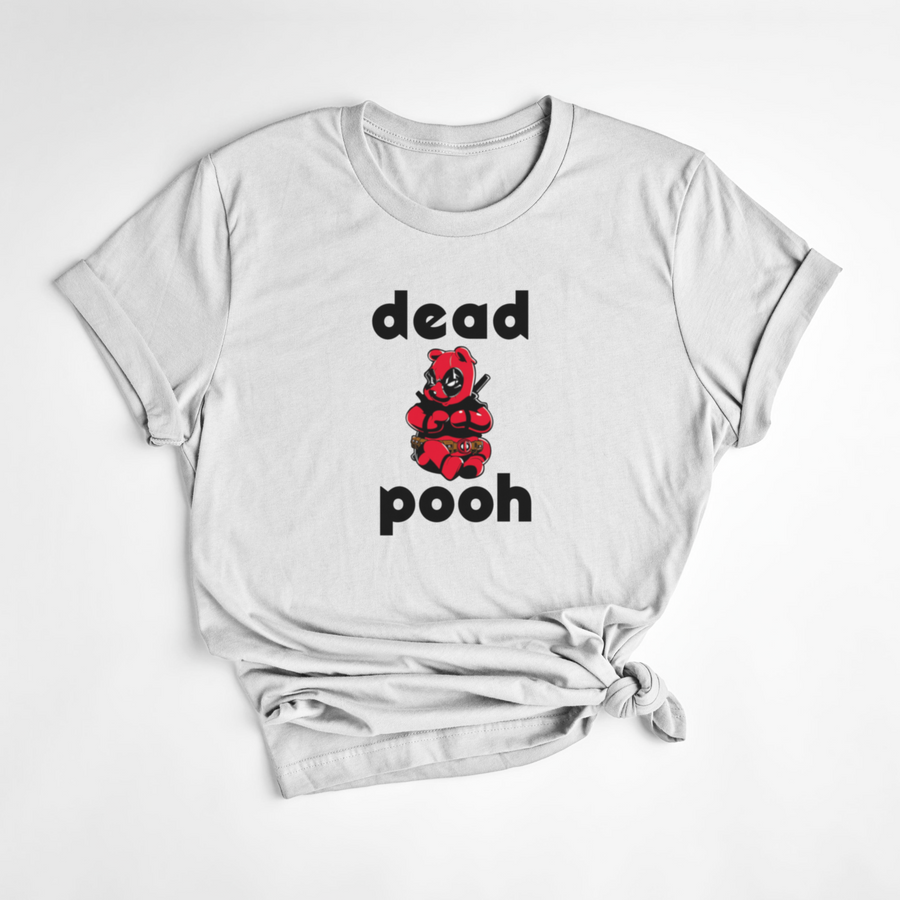 T-SHIRT DEADPOOH - BLANC