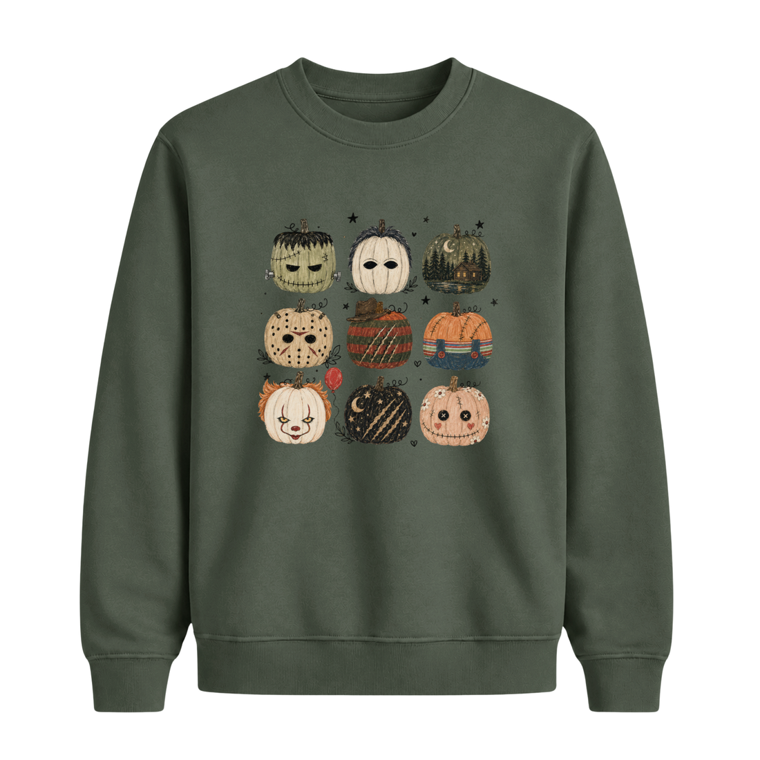 Sweatshirt Citrouilles Vilains