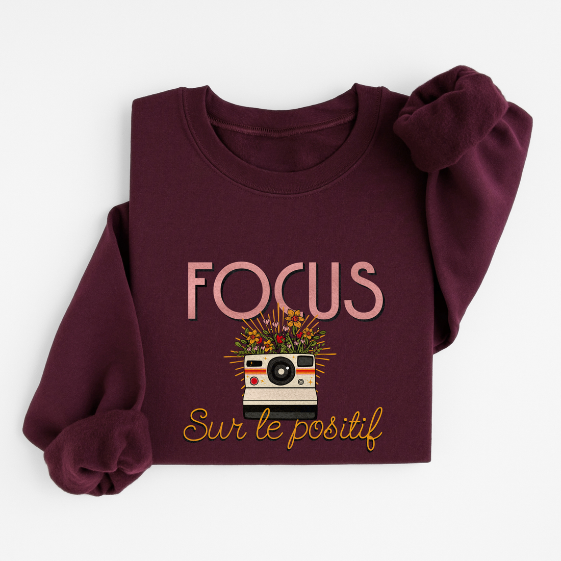 Sweatshirt Focus Sur Le Positif