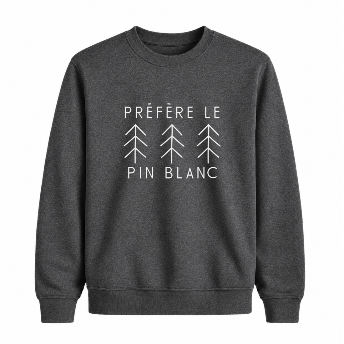 Sweatshirt Pin Blanc