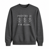 Sweatshirt Pin Blanc