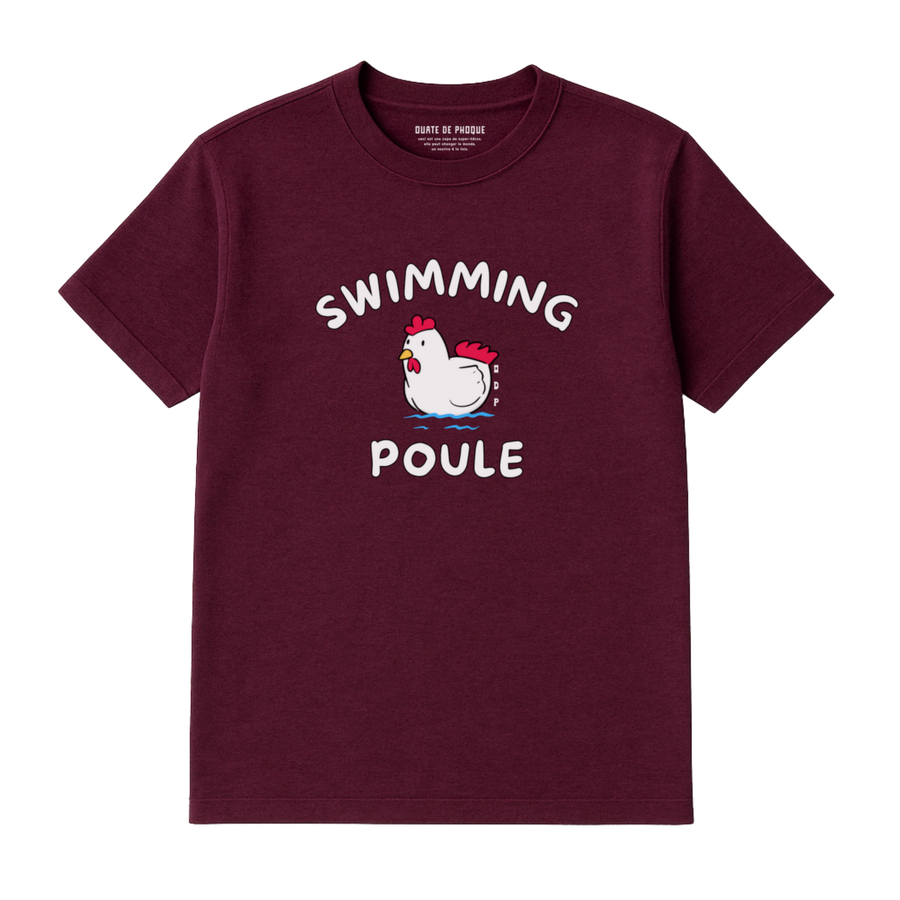 SWIMMING HEN T-SHIRT