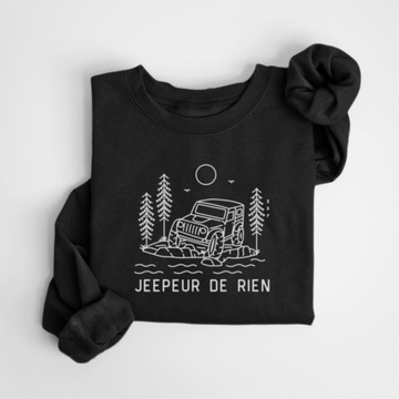 SWEATSHIRT JEEPEUR - NOIR