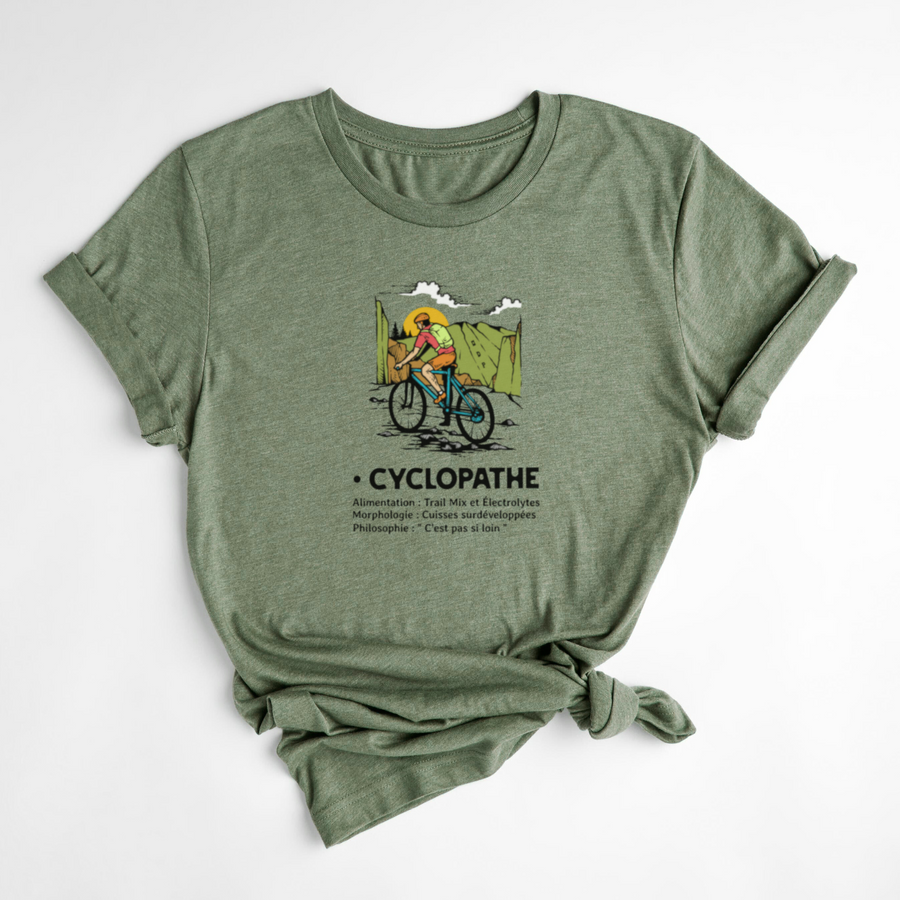 T-SHIRT CYCLOPATHE - OLIVE