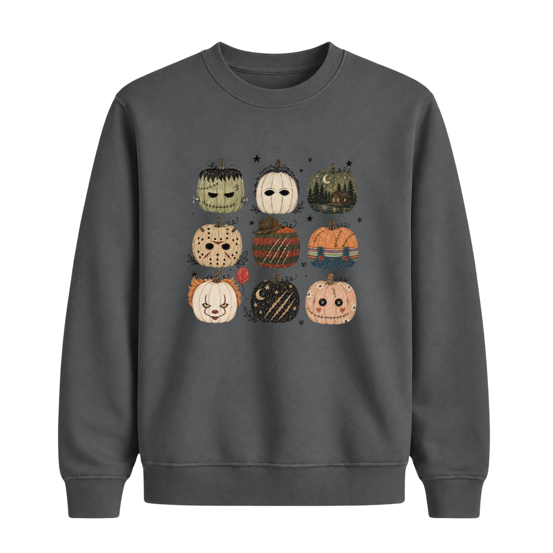 Sweatshirt Citrouilles Vilains