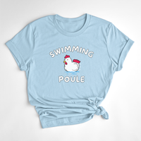 SWIMMING HEN T-SHIRT