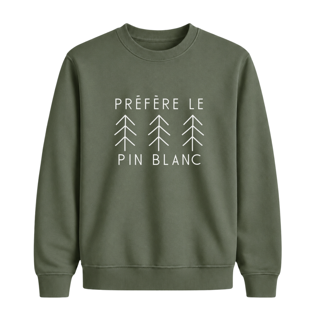 Sweatshirt Pin Blanc