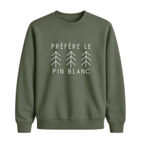 Sweatshirt Pin Blanc