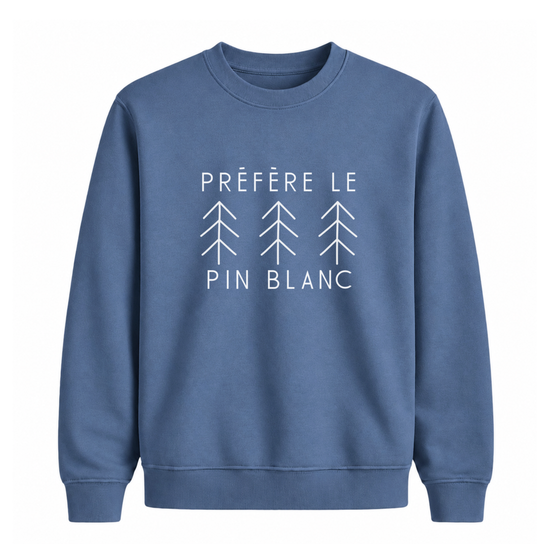 Sweatshirt Pin Blanc