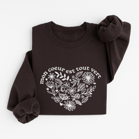 Sweatshirt Coeur Tout Vert