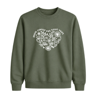 Sweatshirt Coeur Tout Vert