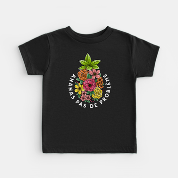 T-SHIRT ANANAS PROBLÈME - ENFANT