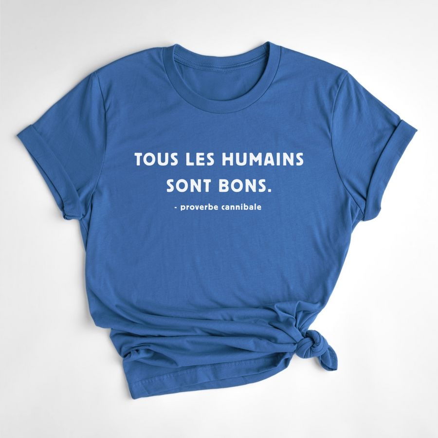 T-SHIRT PROVERBE CANNIBALE
