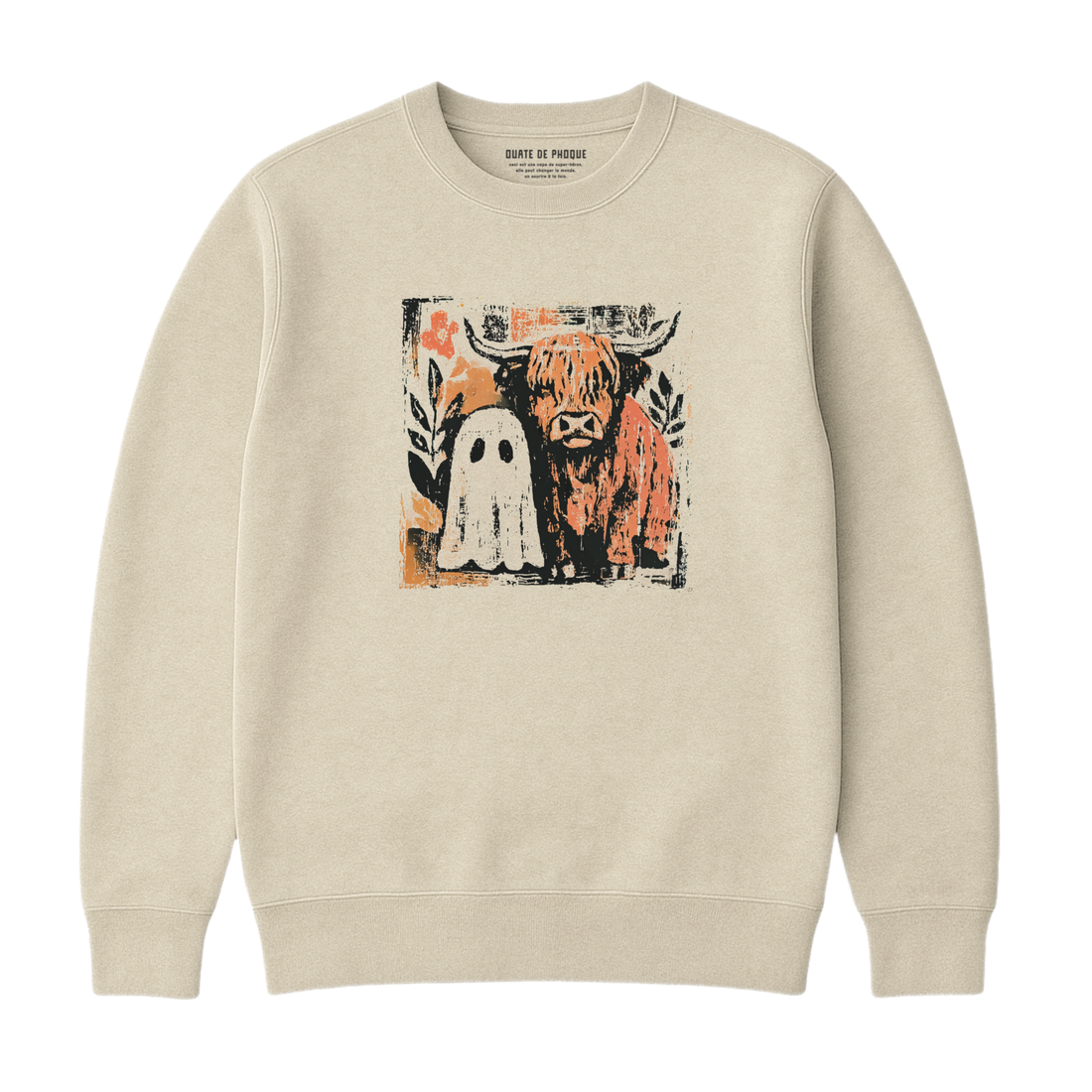 Sweatshirt Fantôme Vache