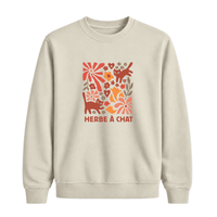 Sweatshirt Herbe À Chat