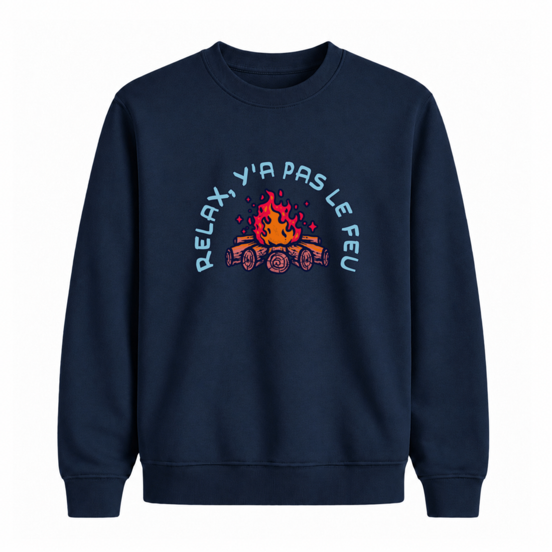 Sweatshirt Relax Feu