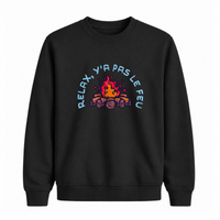 Sweatshirt Relax Feu