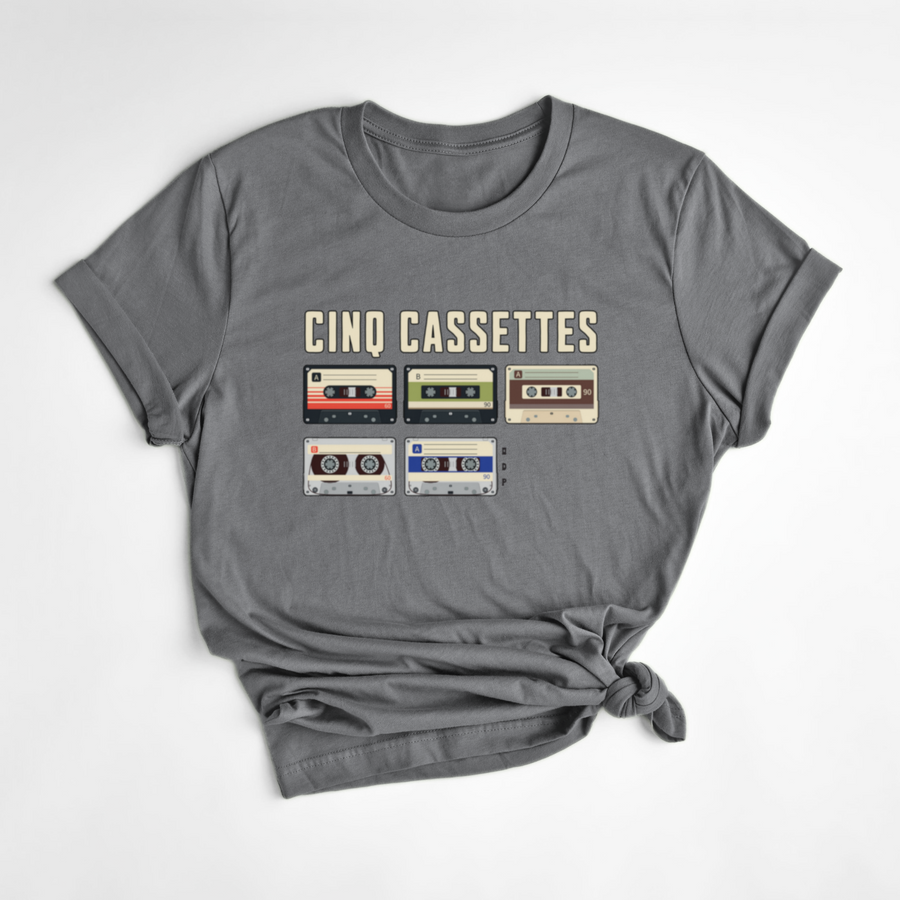 T-SHIRT CINQ CASSETTES - ORAGE