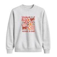 Sweatshirt Herbe À Chat