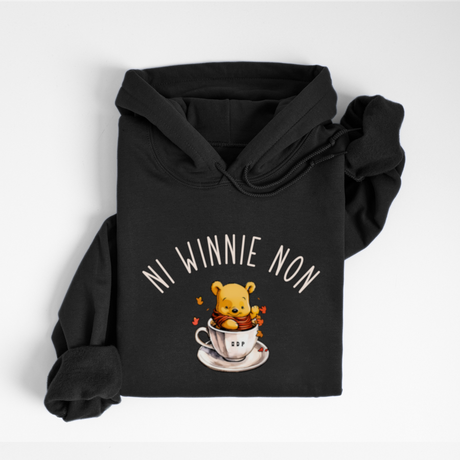 HOODIE NI WINNIE NON - NOIR