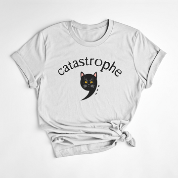 T-SHIRT CATASTROPHE - BLANC