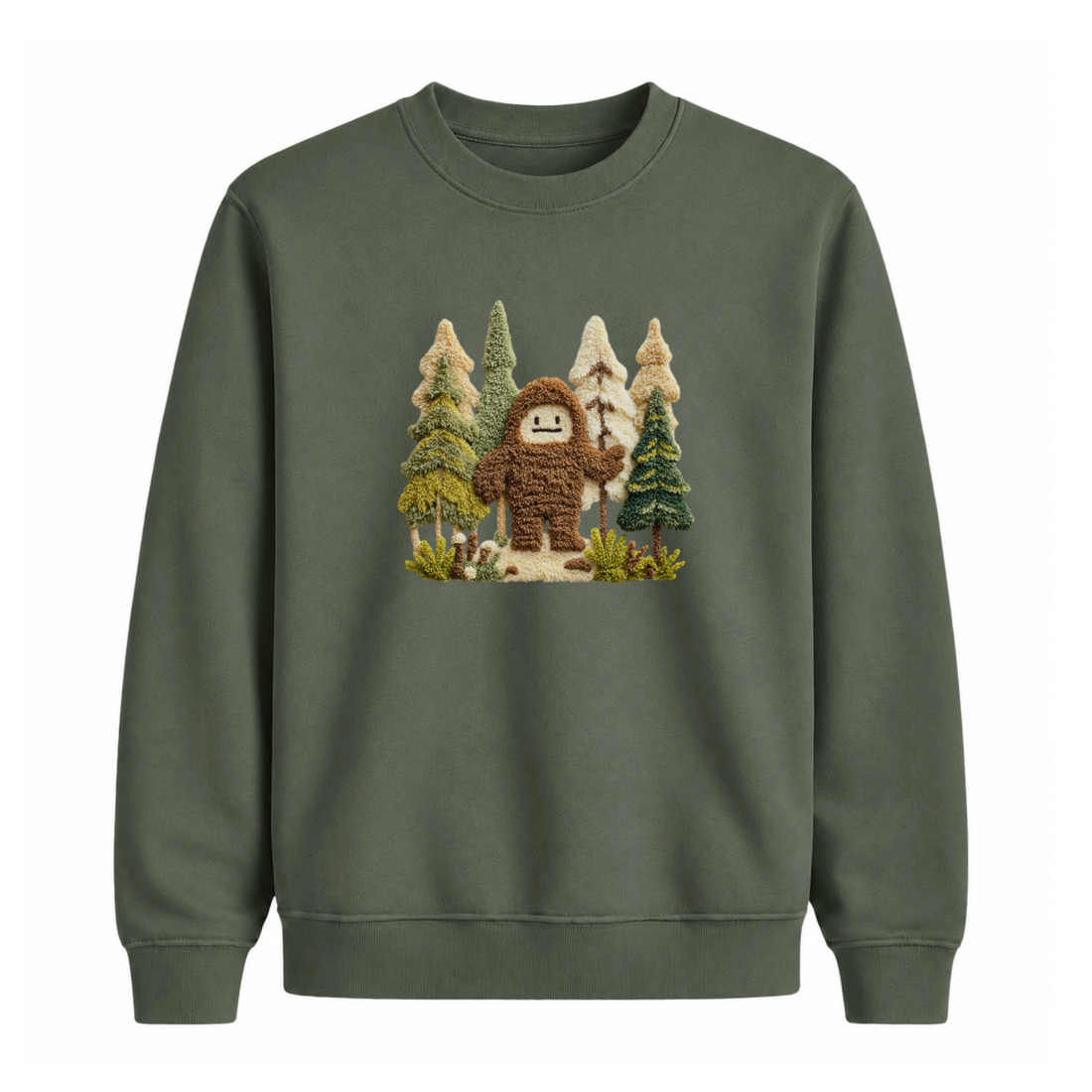 Sweatshirt Sasquatch Effet Patch