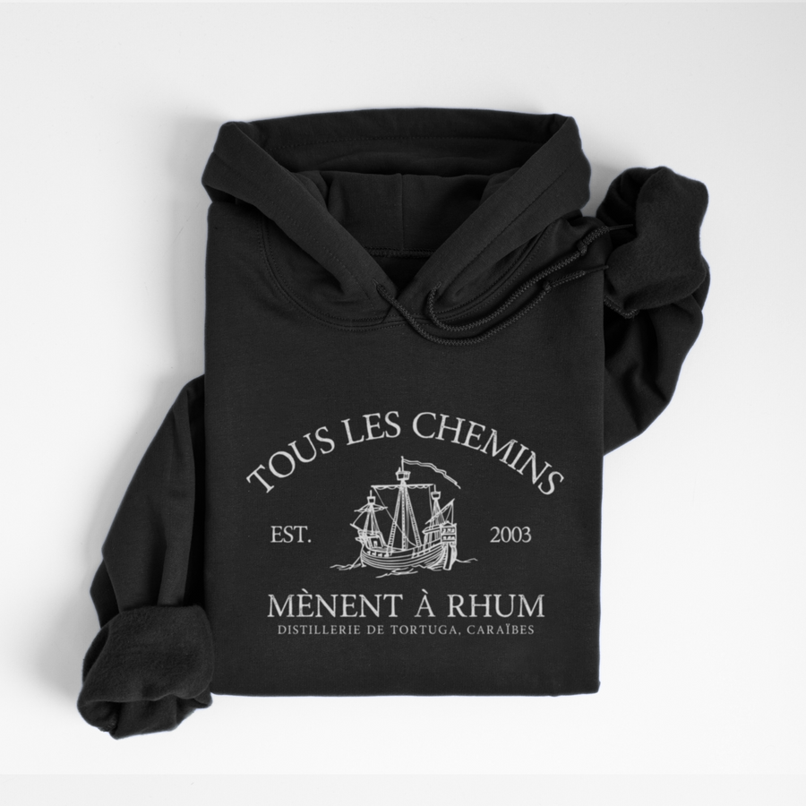 HOODIE RHUM - NOIR