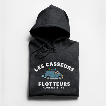 HOODIE CASSEURS FLOTTEURS - CHARBON