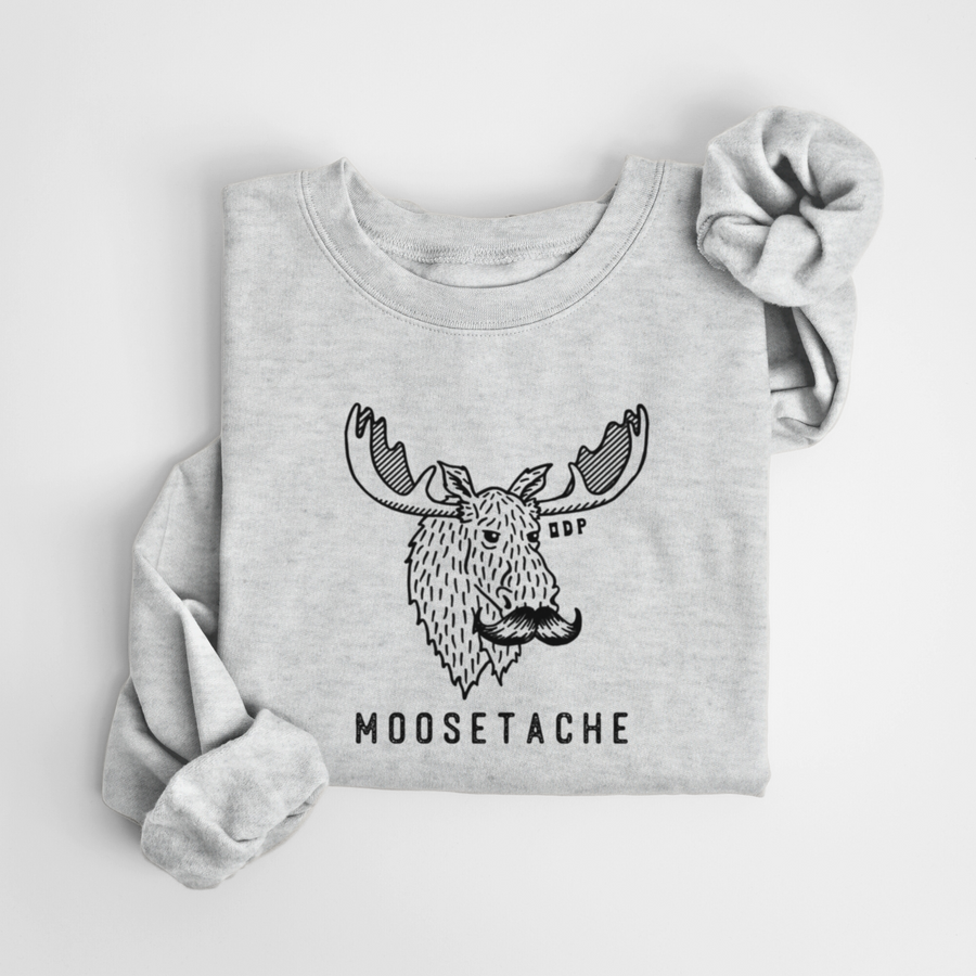 SWEATSHIRT MOOSETACHE - GRUAU