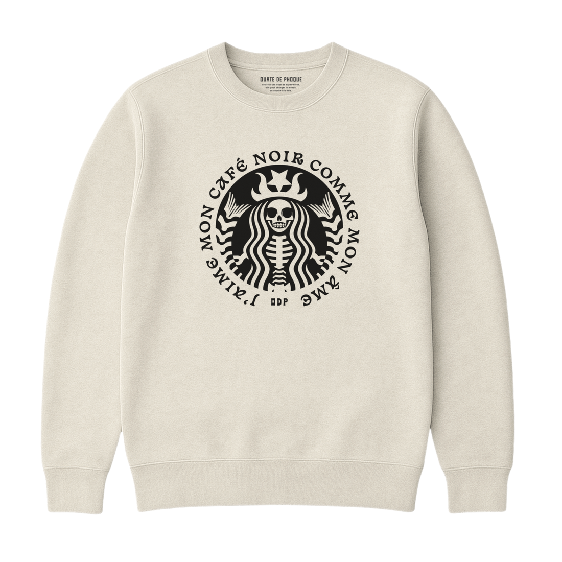 Sweatshirt Café Comme Mon Âme