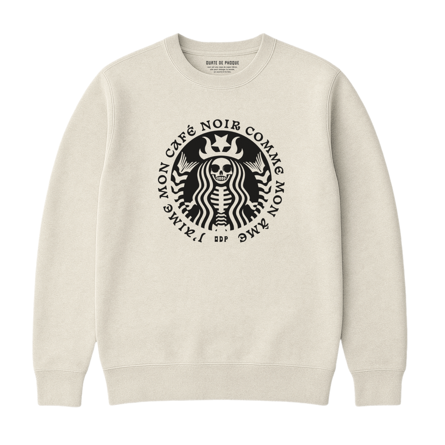 Sweatshirt Café Comme Mon Âme